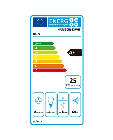 HAIER CHAMINE PAREDE 90CM 746/426M3H A+ #1 - HATS9CBS2XWIFI