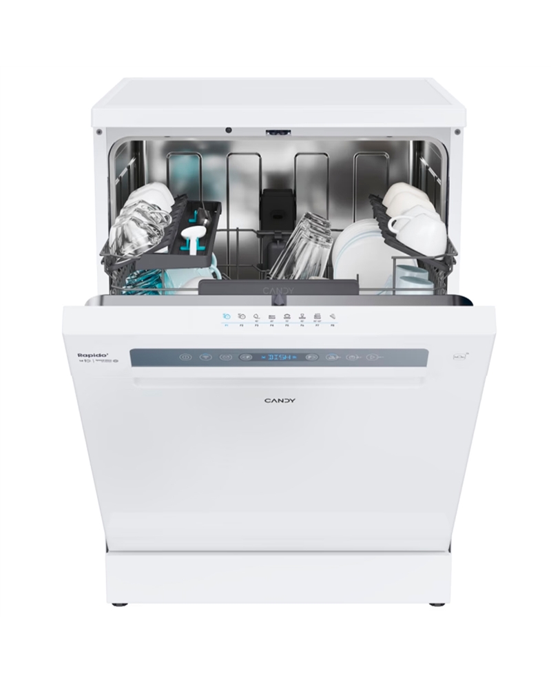 CANDY MAQUINA LOUÇA 8PROG 14TALHERES BRANCOC - CF4B7F0W