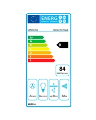 SAMSUNG CHAMINE 90CM 4VELOC MAX 585M3/H PRETO VIDRADO B #1 - NK36C7070WBUR