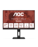 AOC MONITOR IPS 27" FHD 16:9 VGA HDMI DP COLUNAS HAS PIVOT - 27E3QAF