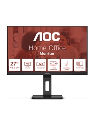 AOC MONITOR IPS 27" FHD 16:9 VGA HDMI DP COLUNAS HAS PIVOT - 27E3QAF