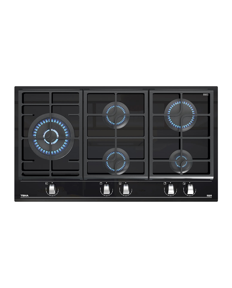 TEKA PLACA CRISTALGAS 90CMS 5GAS BUT - GZC95320XBABK