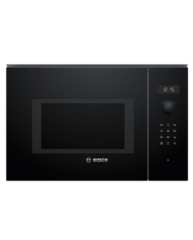 BOSCH MICROONDAS INTEG 25LTS VIDRO PRETO - BEL554MB0