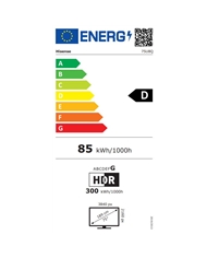 HISENSE ULED MINI LED 75" 4K UHD SMART TV 3HDMI 2USB D #1 - 75U8Q