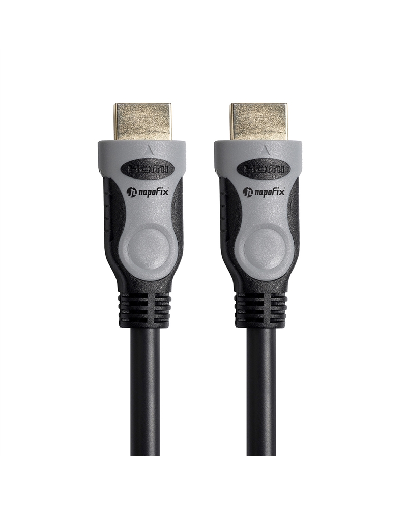 NAPOFIX CABO HDMI V1.4 M-M 1,8MT BASIC GOLD PLATED - NPX2012F