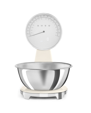 SMEG BALANÇA COZINHA ANALOGICA DIGITAL CREME #3 - KSF01CRWW