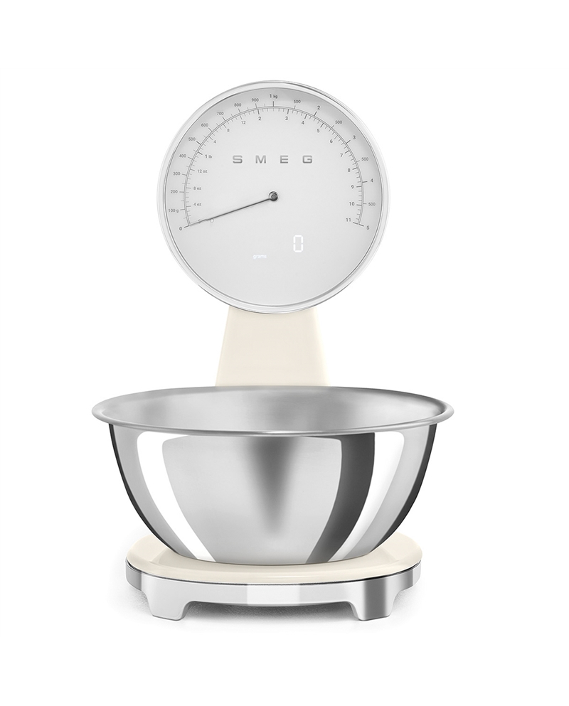 SMEG BALANÇA COZINHA ANALOGICA DIGITAL CREME #3 - KSF01CRWW
