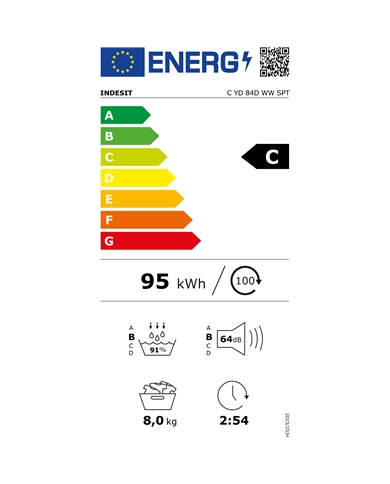 INDESIT SECADOR ROUPA 8KG BOMBA CALOR C #1 - CYD84DWWSPT