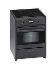 MEIRELES FOGAO 60X60 4Z IND. FORNO ELECT MULTIF PRETO - E612BL