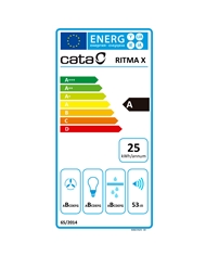 CATA EXAUSTOR 60CM 480.5M3H INOX A - RITMA60X