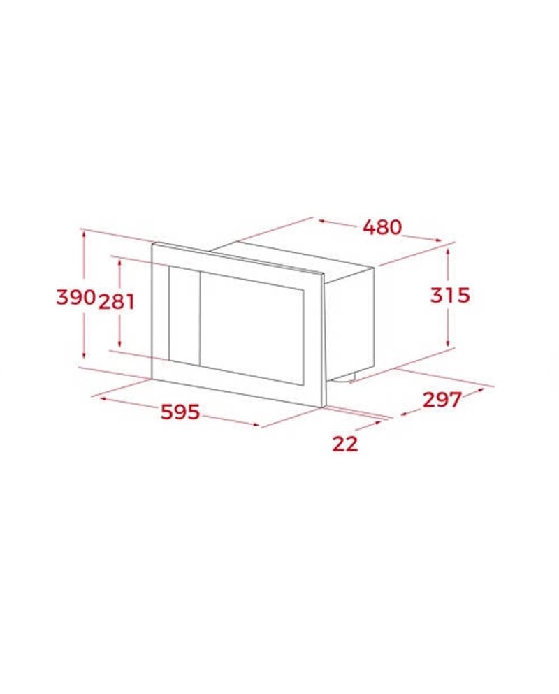 TEKA MICROONDAS 20LT 700W PRETO #2 - ML8200BIBK