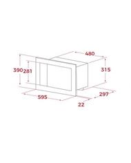 TEKA MICROONDAS 20LT 700W PRETO #2 - ML8200BIBK
