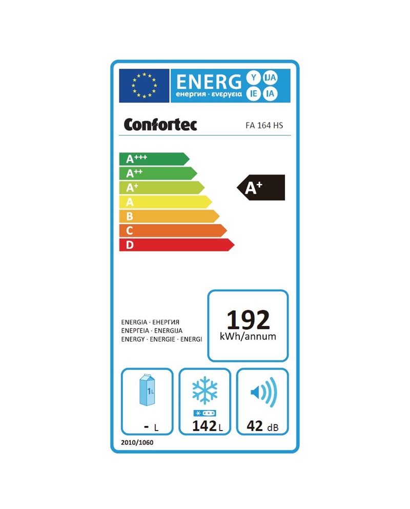 CONFORTEC ARCA HORIZONTAL 142LT 850x705x560MT E #4 - FA164HE2