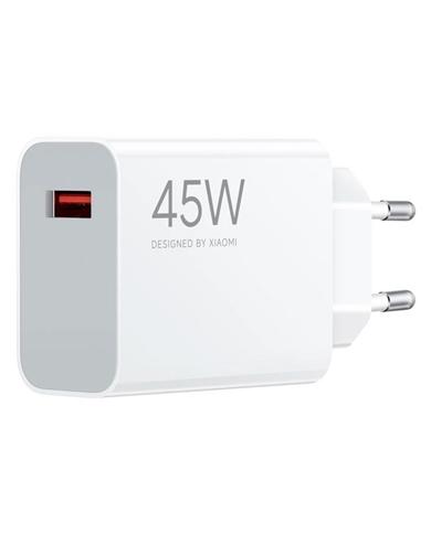 XIAOMI CARREGADOR 45W TURBO CHARGING TYPE A WHITE - MDY17EF