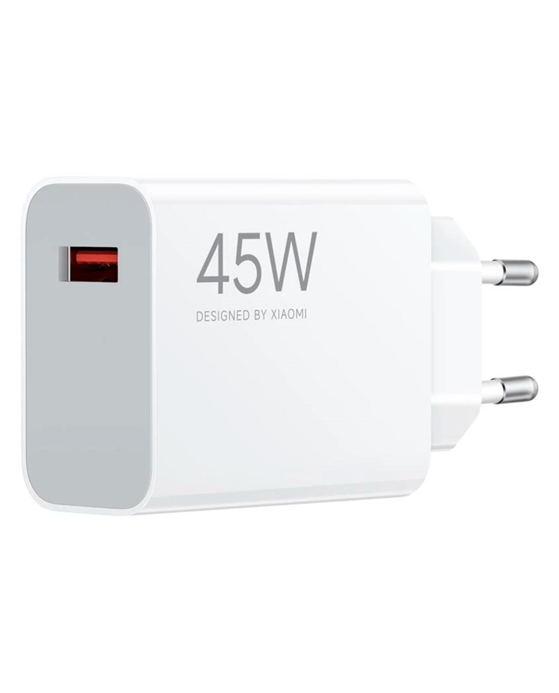 XIAOMI CARREGADOR 45W TURBO CHARGING TYPE A WHITE - MDY17EF
