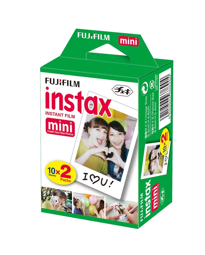 FUJIFILM PAPEL FOTOS PARA INSTAX MINI 2PK X 10FOLHAS - INSTAXMINIFOTOS