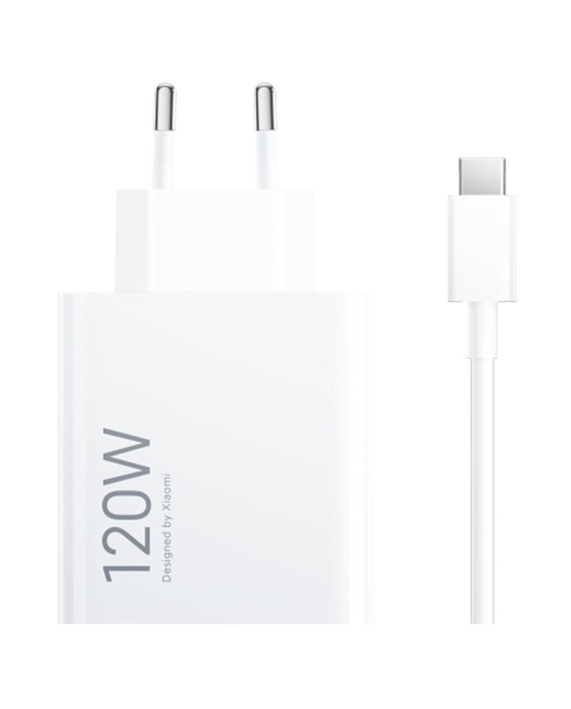 XIAOMI CARREGADOR HIPERCHARGE COMBO TYPE-A 120W WHITE - BHR9462EU