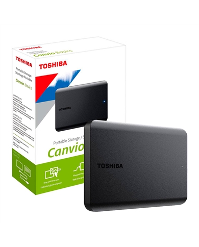 TOSHIBA DISCO EXTERNO 2TB CANVIO BASICS 2.5" PRETO - DT8520