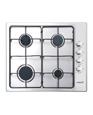 CATA PLACA 4 GAS 60CM INOX - GI6004X