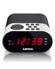 LENCO RADIO RELOGIO DESPERTADOR BRANCO - CR07WHITE