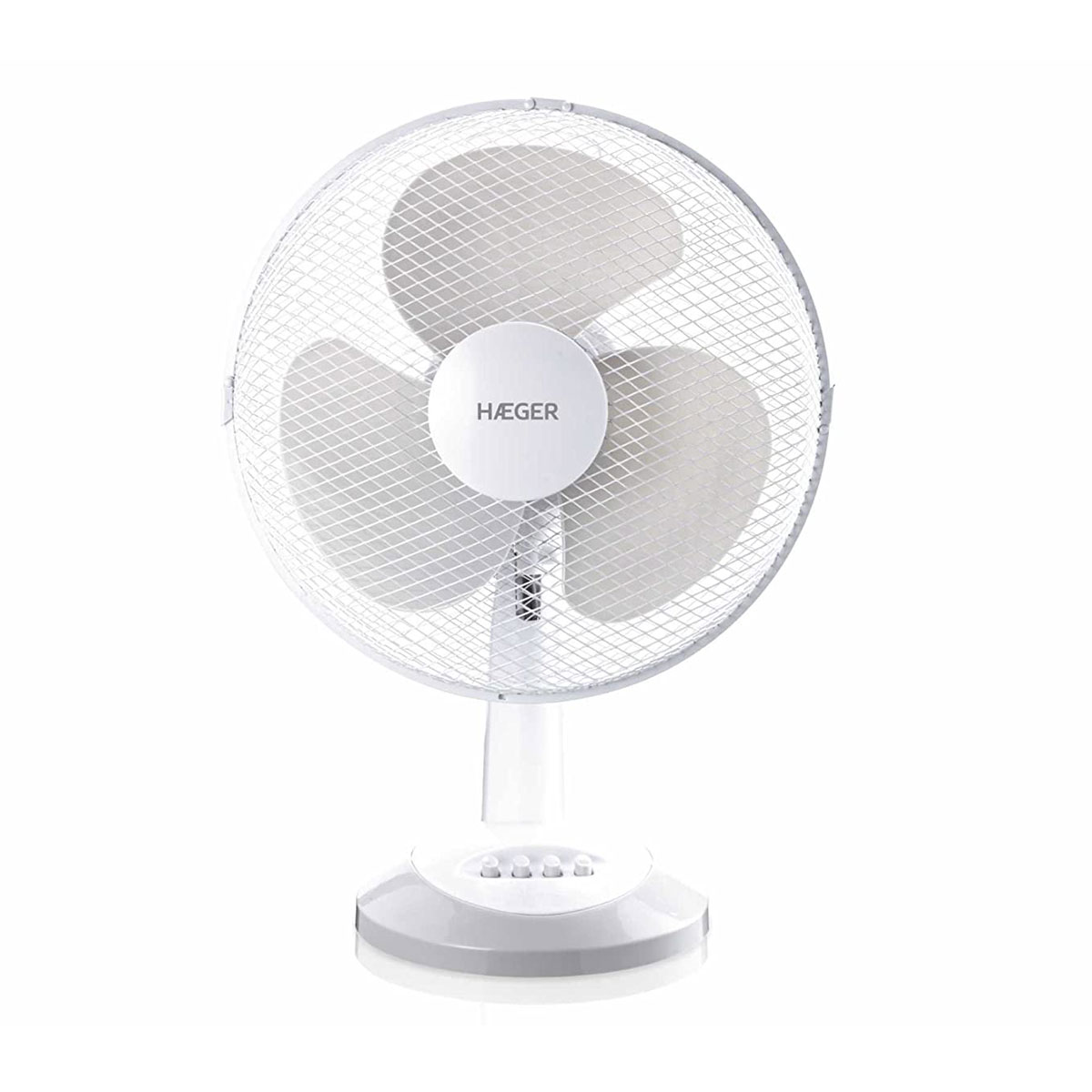 HAEGER VENTOINHA MESA DIAMETRO 40CM 45W 3VEL BRANCA