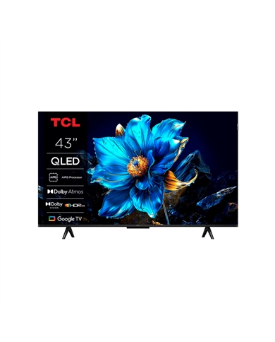TCL QLED 43" 4K UHD GOOGLE TV 3HDMI 2USB F - 43P7K