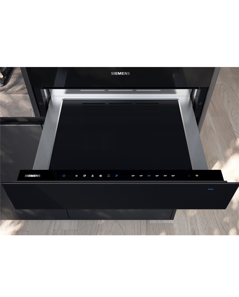 SIEMENS GAVETA AQUECIMENTO 20LT VIDRO PRETO - BI710C1B1