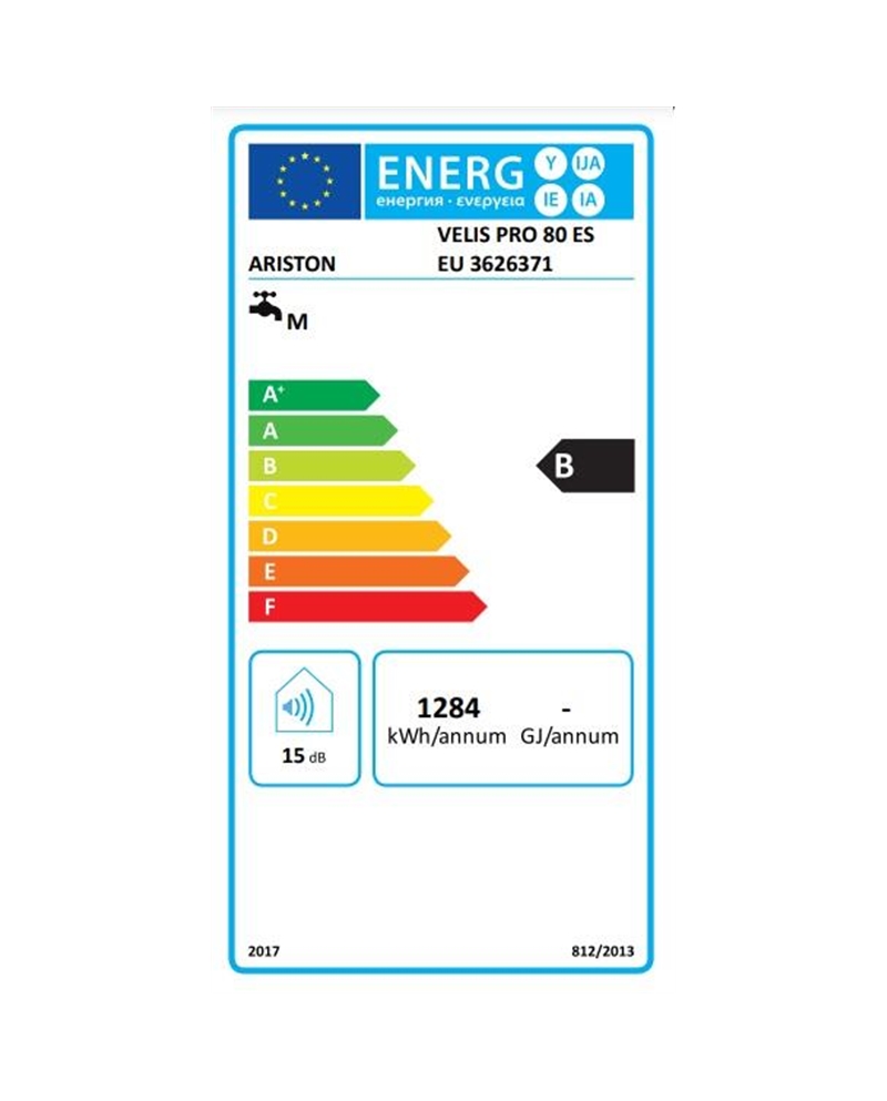 ARISTON TERMOACUMULADOR 80LT VELIS PRO WIFI B - VELISPROWIFI80ES