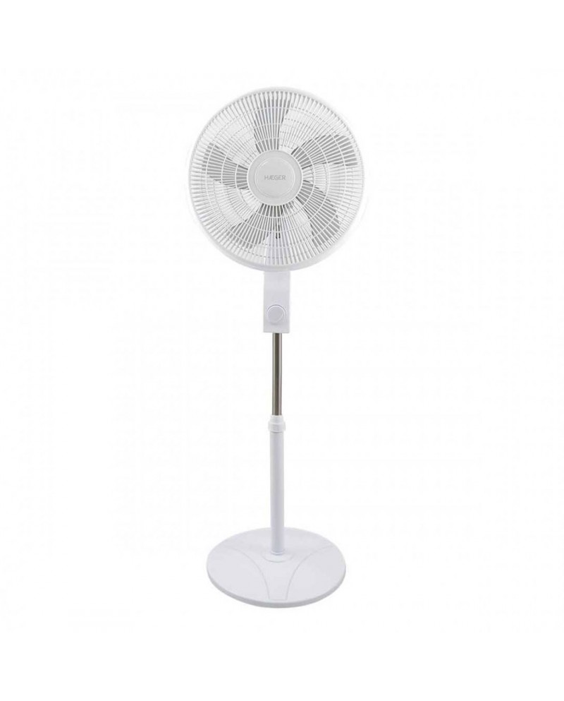 HAEGER VENTOINHA PE SMOOTH WIND 40CM BRANCA