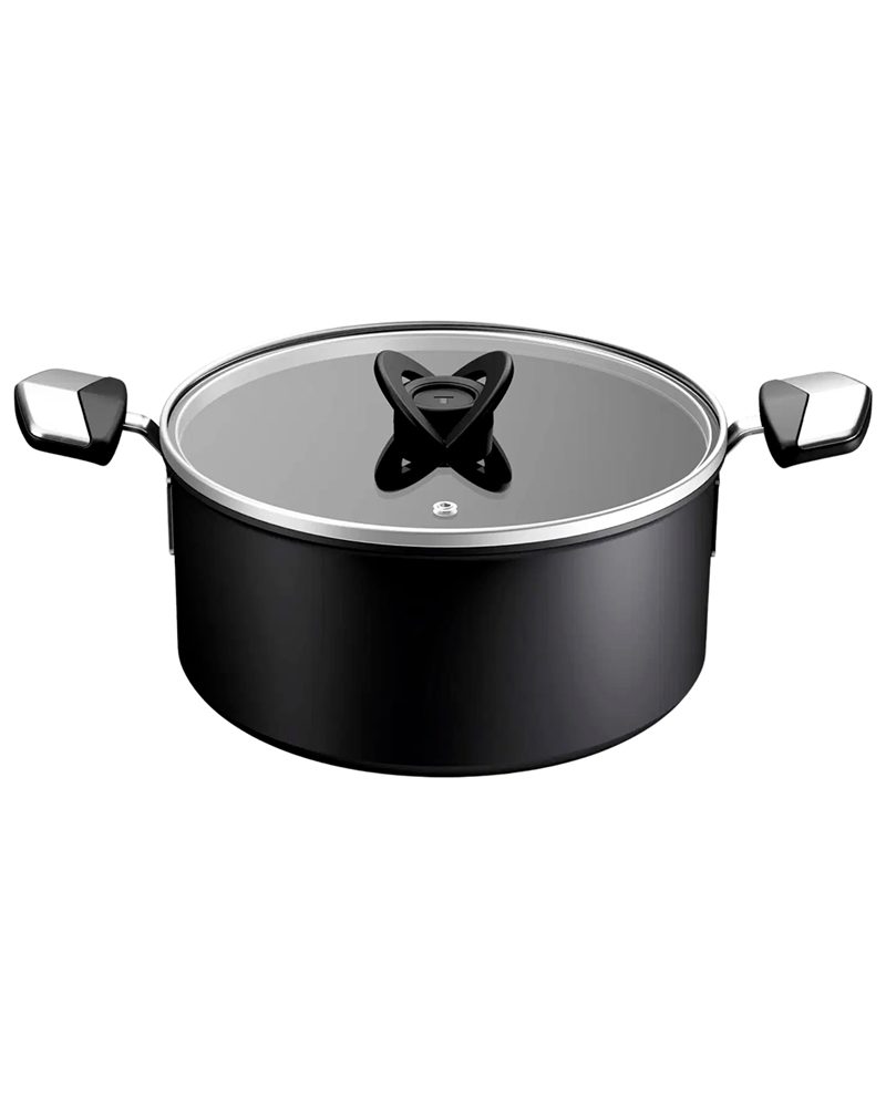 TEFAL TACHO EXCELLENCE INDUÇAO 24CM 5LT +TAMPA VIDRO - G3204602