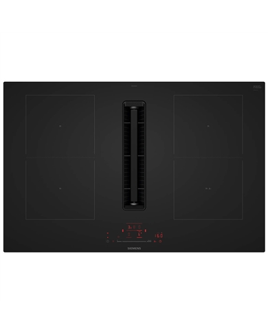 SIEMENS PLACA INDUÇAO 80CM C/ VENTILAÇAO INTEG VIDRO MATE - ED81AHQ26E