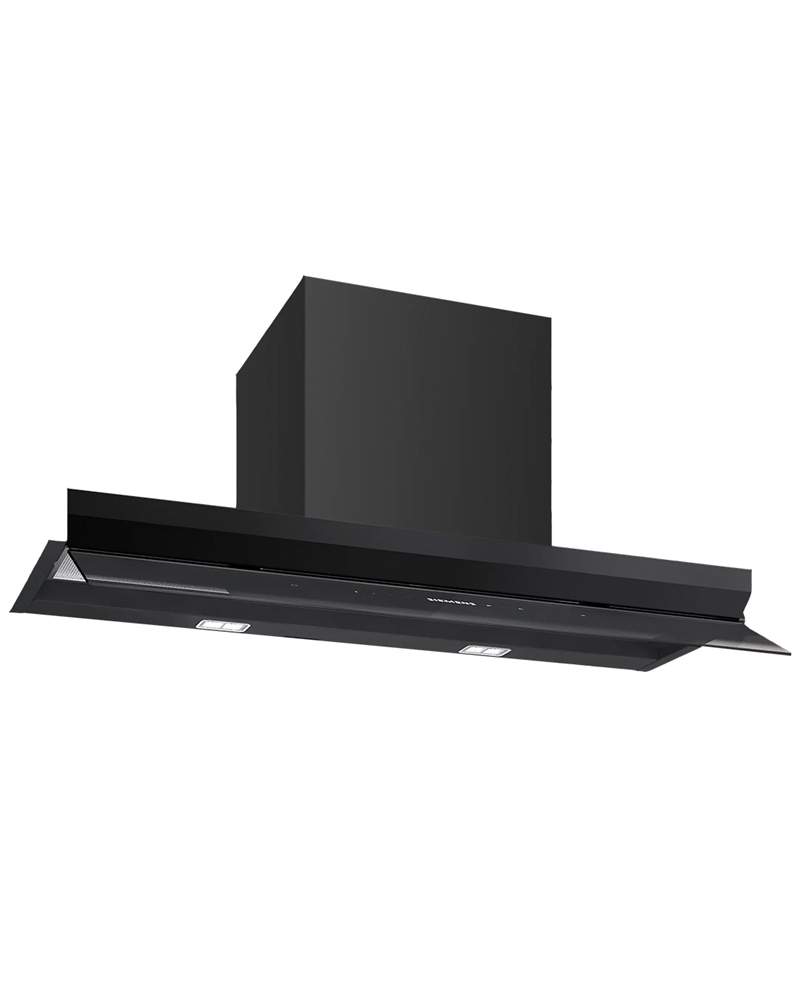 SIEMENS CHAMINE 90CM 3+2VELOC EXTRAÇAO MAX 851M3/H VID PRET - LJ98BET60