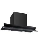SIEMENS CHAMINE 80CM 427/851m3/h VIDRO PRETO A+ - LJ88BET60