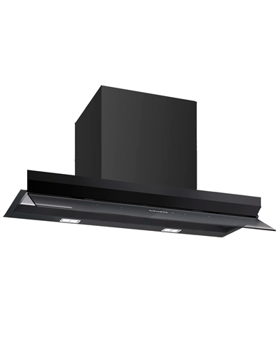 SIEMENS CHAMINE 80CM 427/851m3/h VIDRO PRETO A+ - LJ88BET60
