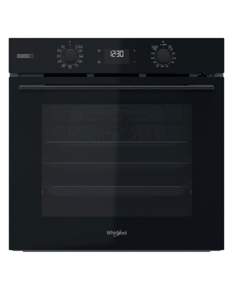 WHIRLPOOL FORNO 71LT MULTIF HIDRO PIROLITICO PRETO A+