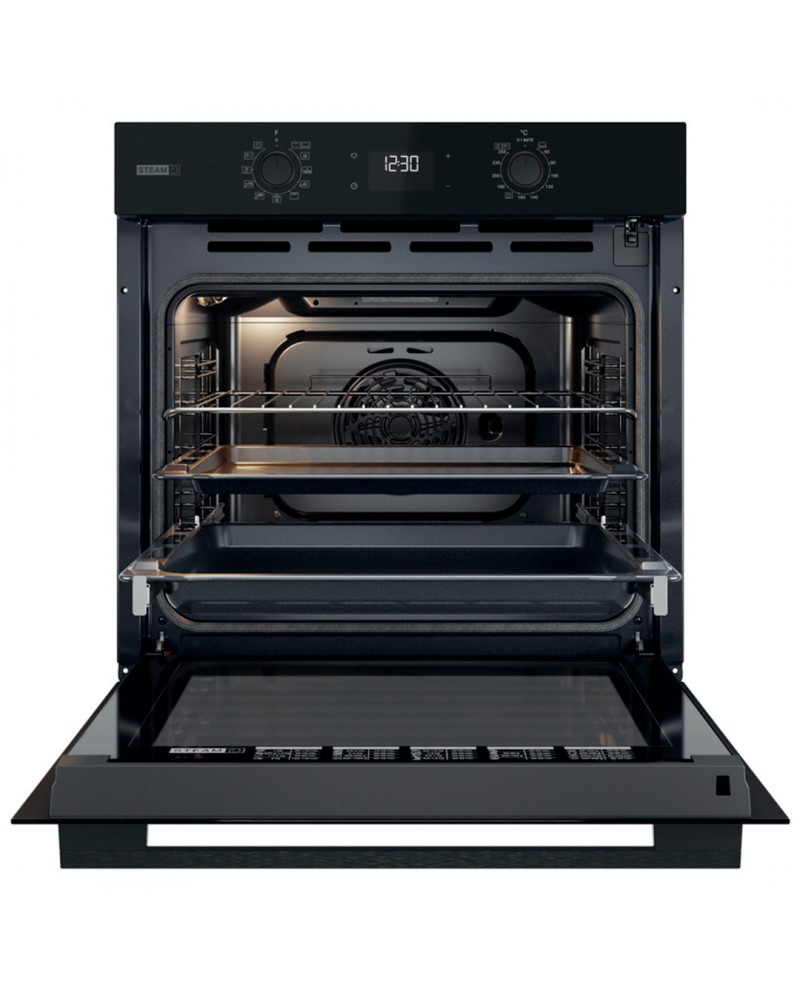 WHIRLPOOL FORNO 71LT MULTIF HIDRO PIROLITICO PRETO A+