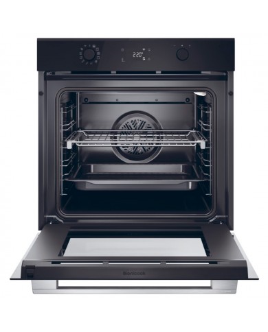 HAIER FORNO 12FUNÇOES 78LT HIDRO E PIROLITICO PRETO A++