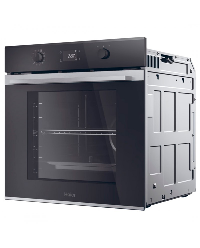 HAIER FORNO 12FUNÇOES 78LT HIDRO E PIROLITICO PRETO A++