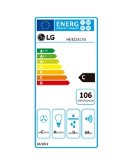 LG EXAUSTOR 52CM MAX 600M3/H INOX C #1 - HE3Z2415S