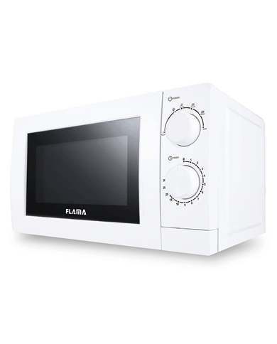 FLAMA MICROONDAS DIGITAL 20LT 700W S/GRILL BRANCO #5 - 1806FL