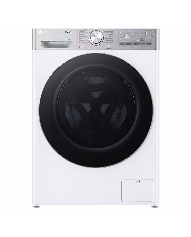 LG MAQUINA LAVAR 13KG E SECAR 7KG 1400RT AIDD STEAM+ A - F4DR9513P2W