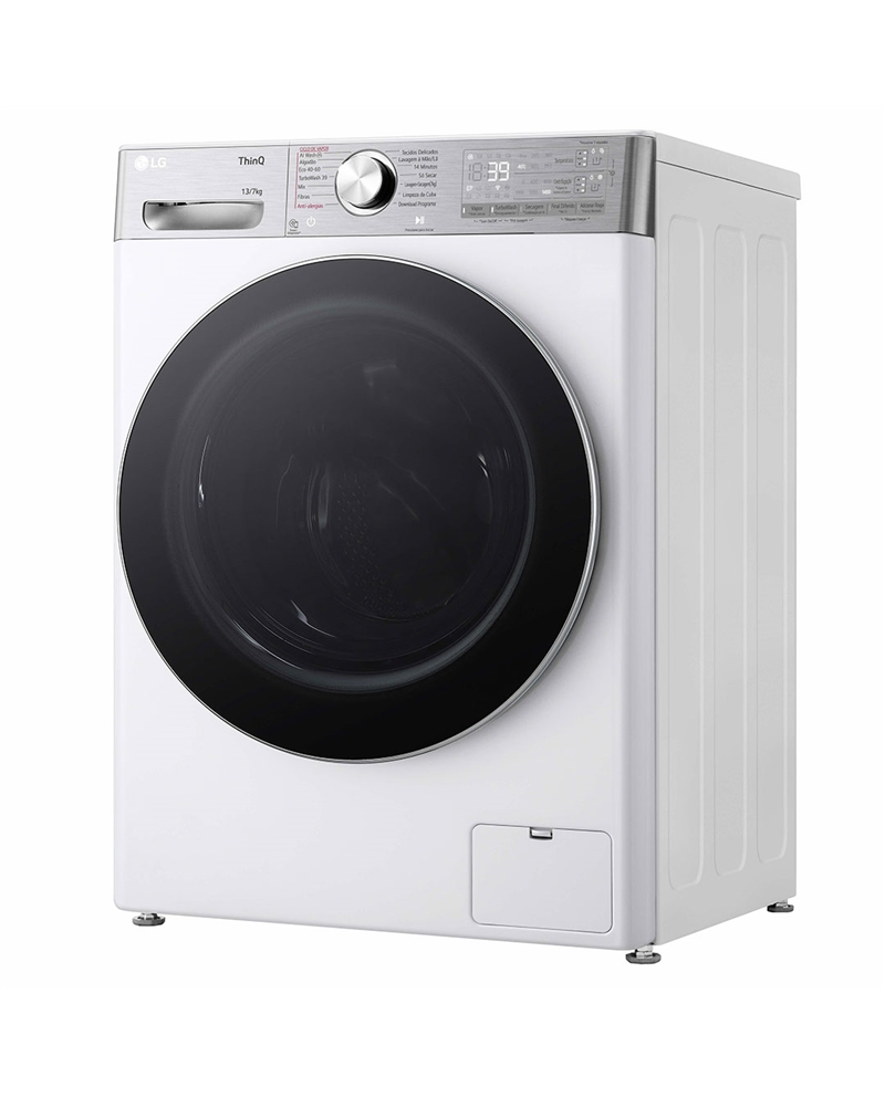 LG MAQUINA LAVAR 13KG E SECAR 7KG 1400RT AIDD STEAM+ A #5 - F4DR9513P2W