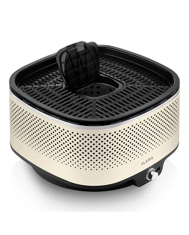 FLAMA GRELHADOR BARBECUE CARVAO BEGE #10 - 4012FL