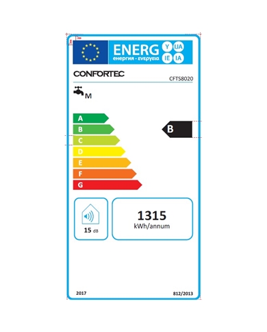 CONFORTEC TERMOACUMULADOR 73LT SLIM B - CFTS8020
