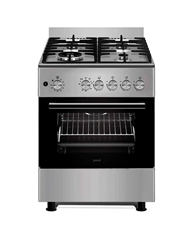JUNEX FOGAO 60X60CM 4GAS 1WOK BUT FORNO E GRILL A GAS INOX - RL777XB