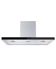 CONFORTEC CHAMINE 90CM 800M3H VIDRO PRETO INOX A - CF83T90N