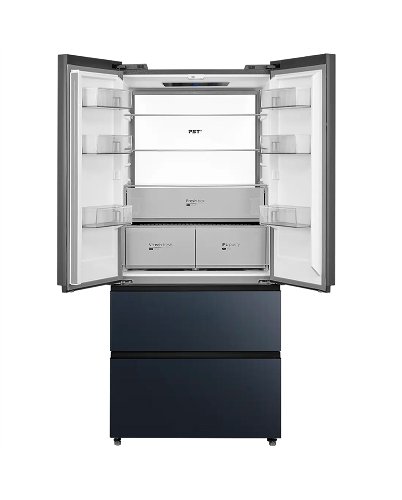 MIDEA SIDE BY SIDE 1910X833X600MT NF 515LT VIDRO CINZENTO E #2 - MDRF705BIE70