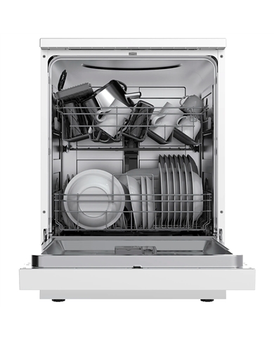 MIDEA MAQUINA LOUÇA 8PROG 13TALHERES INOX D #4 - MDWPF1333CSSWD