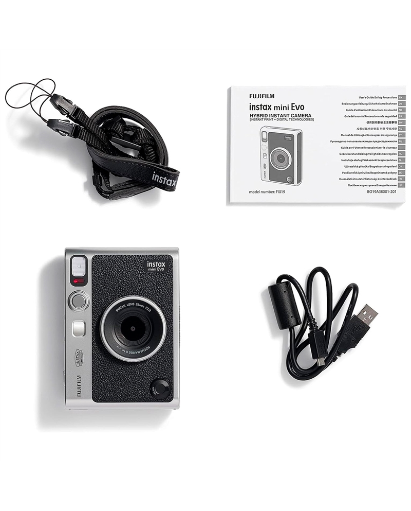FUJIFILM MAQUINA FOTO INSTAX MINI EVO BLACK TYPE C #7 - INSTAXMINIEVOBK