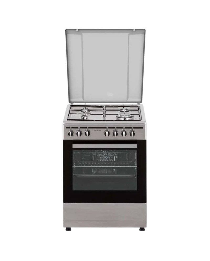 TELEFAC FOGAO MONOBLOCO 855X600X630MT 1WOK INOX A - TFF6662XE6F2